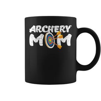 Archery Mom Archer Arrow Bow Target Coffee Mug | Mazezy