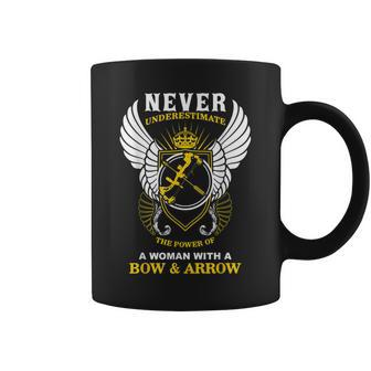 Archery Never Underestimate Coffee Mug - Seseable