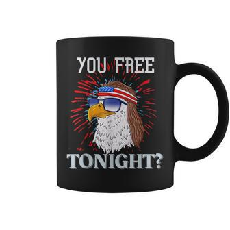 Are You Free Tonight 4Th Of July American Bald Eagle Coffee Mug | Mazezy