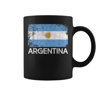 Argentinian Flag Vintage Made In Argentina Coffee Mug | Mazezy