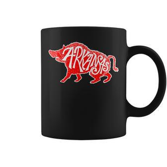 Arkansas Hog Hunting Animal Wild Boar Vintage Coffee Mug - Thegiftio UK