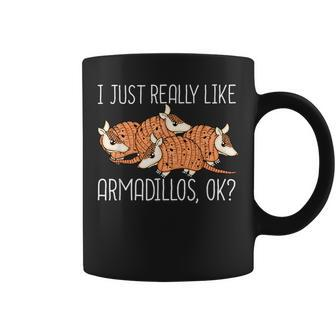 Armadillo Lover Kids Wildlife Animal Armadillo Coffee Mug | Mazezy