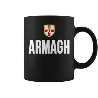 Armagh Northern Ireland Flag Tourist Souvenir Coffee Mug | Mazezy