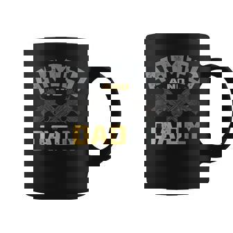 Armed And Dadly Funny Deadly Father Gifts For Fathers Day Gift For Mens Coffee Mug - Thegiftio UK