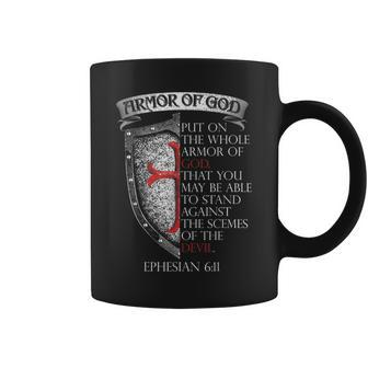 Armor Of God Ephesians 617 Bible Verse T Christian Coffee Mug - Seseable