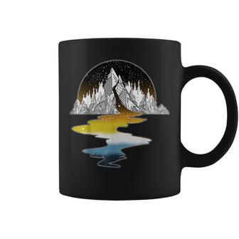 Aroace Sunset Pride Flag Mountain Lgbt Gay Asexual Aromantic Coffee Mug | Mazezy