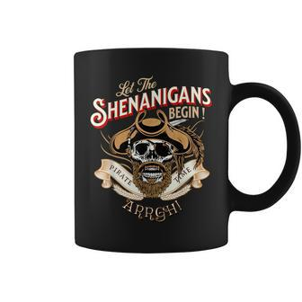 Arrgh Pirate Time Let The Shenanigans Begin Pirate Coffee Mug - Thegiftio UK