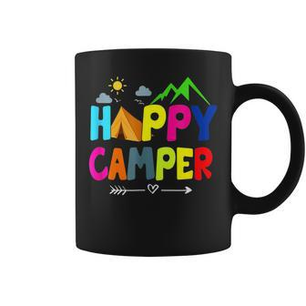Arrow Camper Happy Summer Camp Camping Gift Men Women Kids Camping Funny Gifts Coffee Mug | Mazezy
