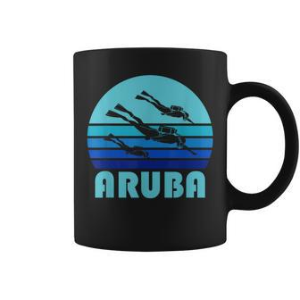 Aruba Scuba Diving Caribbean Diver Coffee Mug | Mazezy