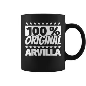 Arvilla First Name Coffee Mug | Mazezy