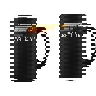 Arvilla Wv Vintage Evergreen Sunset Eighties Retro Coffee Mug | Mazezy