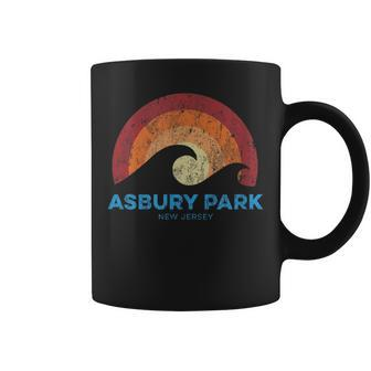 Asbury Park New Jersey Nj Retro Surf Beach Vibe Coffee Mug | Mazezy
