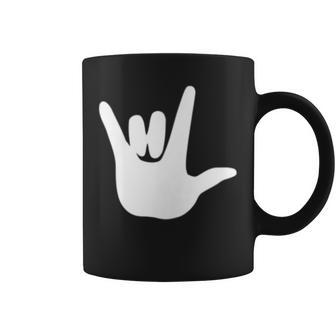 Asl I Love You American Sign Language Coffee Mug - Thegiftio UK