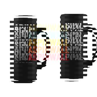 Aspinwall Pennsylvania Aspinwall Pa Retro Vintage Text Coffee Mug | Mazezy