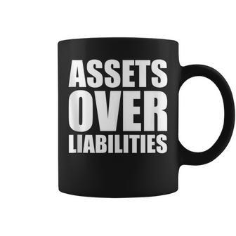 Assets Over Liabilities Cpa Accountant Accounting Tax Coffee Mug | Mazezy