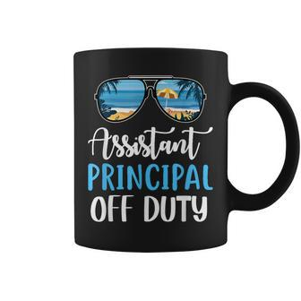 Assistant Principal Off Duty Beach Summer Last Day Of School Coffee Mug