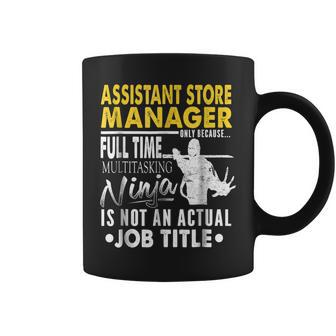 Assistant Store Manager Hearts Ninja Actual Job Title Coffee Mug | Mazezy
