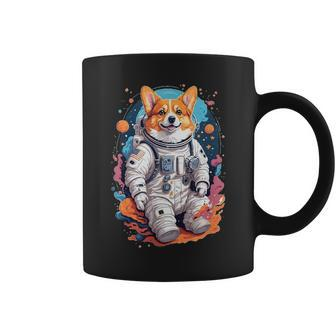 Astronaut Corgi In Space Coffee Mug | Mazezy