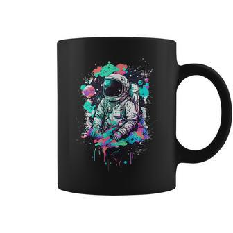 Astronaut Spaceman Universe Planets Galaxy Coffee Mug - Seseable