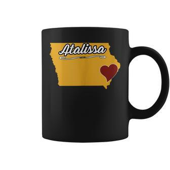 Atalissa Iowa Ia Usa Cute Souvenir Merch Us City State Coffee Mug | Mazezy