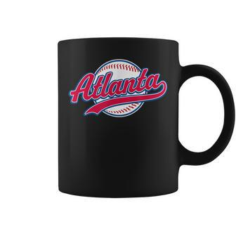 Atlanta Vintage Baseball Throwback Retro Design Coffee Mug | Mazezy