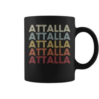 Attalla Alabama Attalla Al Retro Vintage Text Coffee Mug | Mazezy UK