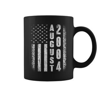 August 2004 Vintage American Usa Flag 15Th Birthday T Coffee Mug | Mazezy