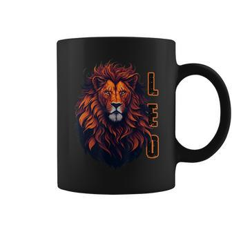 August Birthday Leo Lion Pride Graphic Zodiac Coffee Mug - Seseable