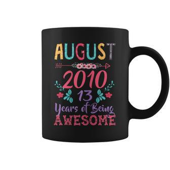 August Girl 2010 13Th Birthday 13 Years Old Coffee Mug | Mazezy