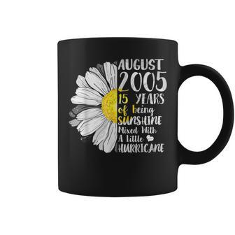 August Girl T 15 Years Old Sunshine Birthday Coffee Mug | Mazezy