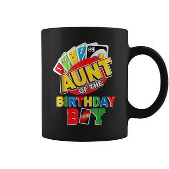 Aunt Of The Birthday Boy Uno Mom Mommy Mama 1St Bday Coffee Mug | Mazezy
