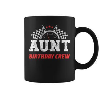 Aunt Birthday Crew Race Car Racing Car Driver Aunty Driver Funny Gifts Coffee Mug | Mazezy