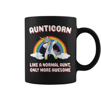 Aunticorn Like An Aunt Only More Awesome Fairy Tale Unicorn Coffee Mug - Thegiftio UK