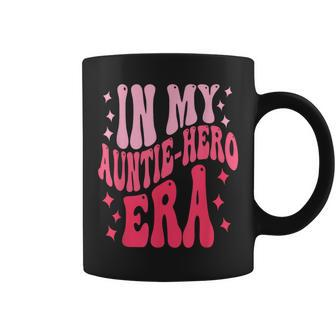 In My Auntie Hero Era Baby Announcement For Aunt Coffee Mug | Mazezy