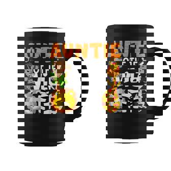 Auntie The Wild One Zoo Birthday Safari Jungle Animals Party Coffee Mug - Seseable