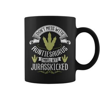 Auntiesaurus Jurasskicked Auntie Aunt Saurus Dino Coffee Mug - Monsterry UK