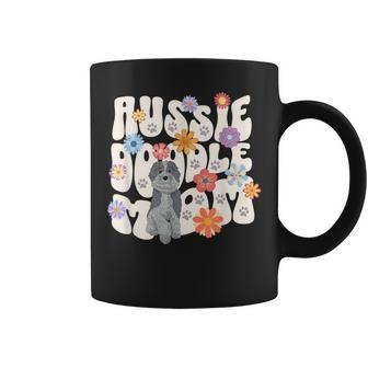 Aussie Doodle Mom Dog Design Womens Coffee Mug | Mazezy