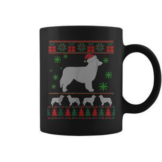 Aussie Shepherd Dog Ugly Christmas Sweater Dog Lovers Coffee Mug - Seseable
