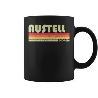 Austell Ga Georgia City Home Roots Retro 70S 80S Coffee Mug | Mazezy