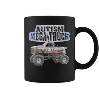 Autism Mega Truck Funny Truck Lover Autism Awareness Coffee Mug - Seseable