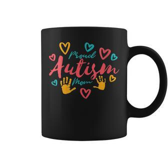 Autism Mom Proud Autistic Pride Awareness Day Month Asperger Coffee Mug | Mazezy