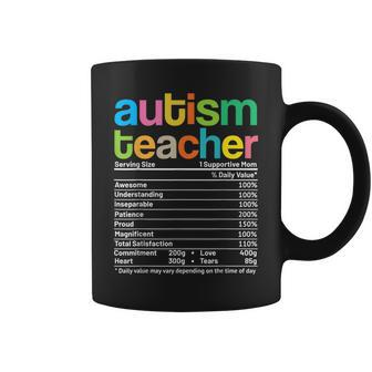Autism Teacher Facts Autism Awareness Gifts For Teacher Coffee Mug | Mazezy