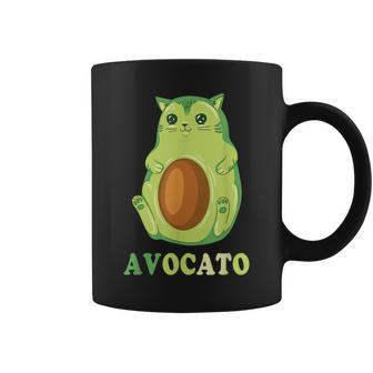 Avocato Avocado Lover Cat Coffee Mug | Mazezy
