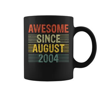 Awesome Since August 2004 Vintage 15Th Birthday Coffee Mug | Mazezy