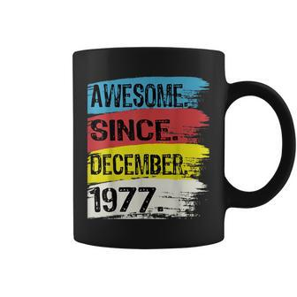 Awesome Since December 1977 Capricorn Sagittarius Birthday Coffee Mug | Mazezy