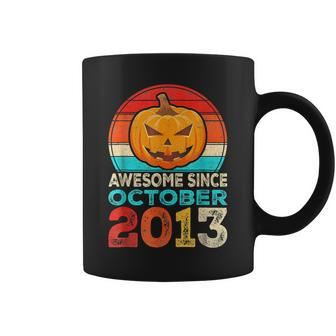 Awesome Since October 2013 10Th Birthday Halloween Coffee Mug - Thegiftio UK