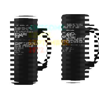 Awesome Since September 1972 51St Birthday 51 Years Old Coffee Mug - Thegiftio UK