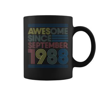 Awesome Since September 1988 Bday 34Th Birthday Coffee Mug | Mazezy