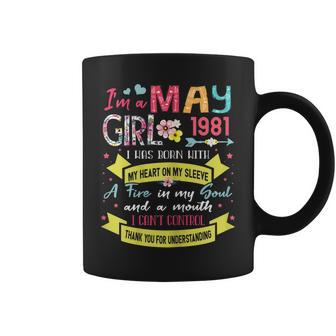 Awesome Since 1981 40Th Birthday Im A May Girl 1981 Coffee Mug | Mazezy