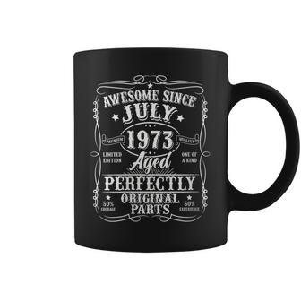Awesome Since July 1973 Vintage Gifts Men 50Th Birthday Coffee Mug - Seseable